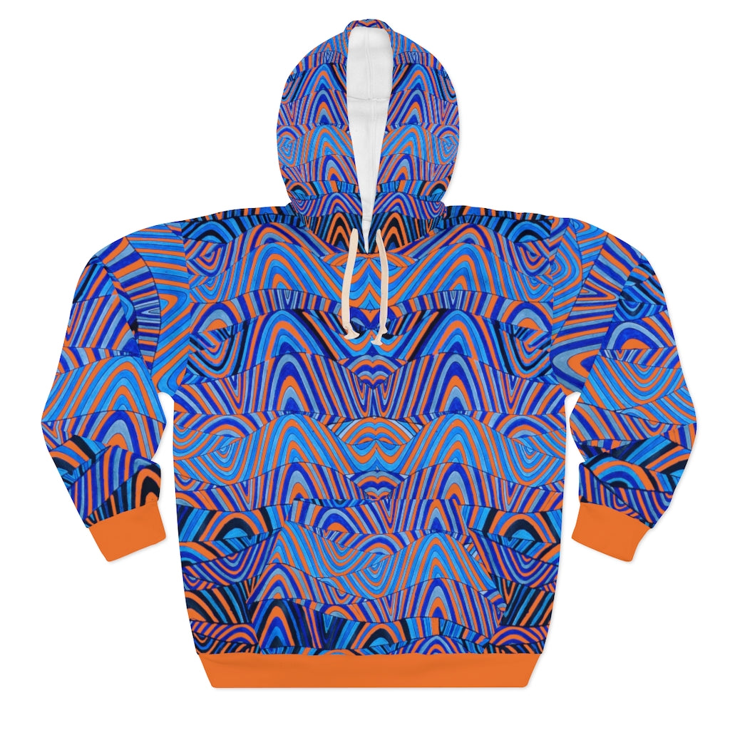 Orange Sonic Unisex Pullover Hoodie