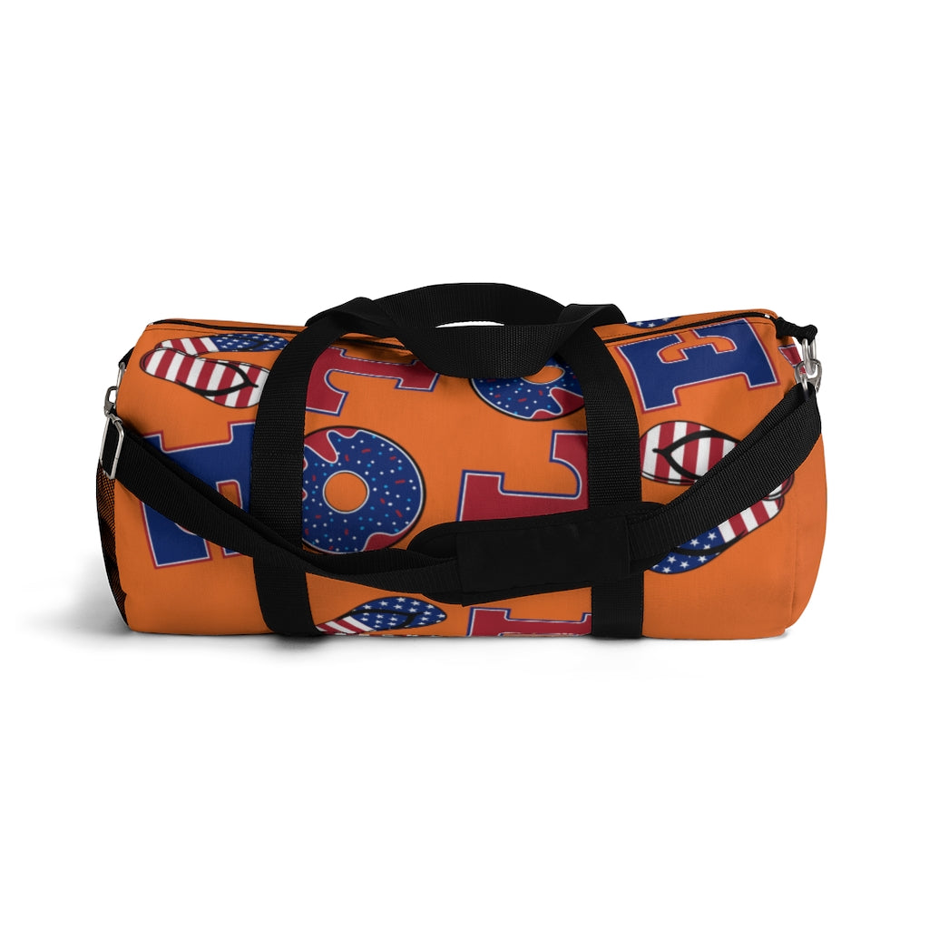 American Love Orange Duffel Bag