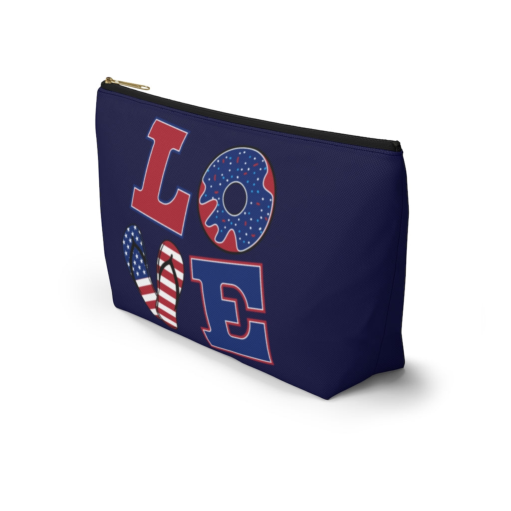 Love Navy Accessory Pouch