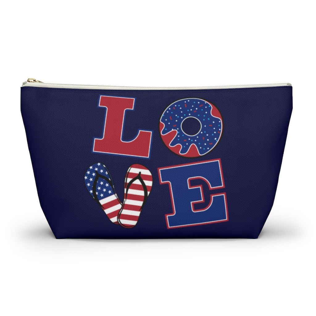 Love Navy Accessory Pouch
