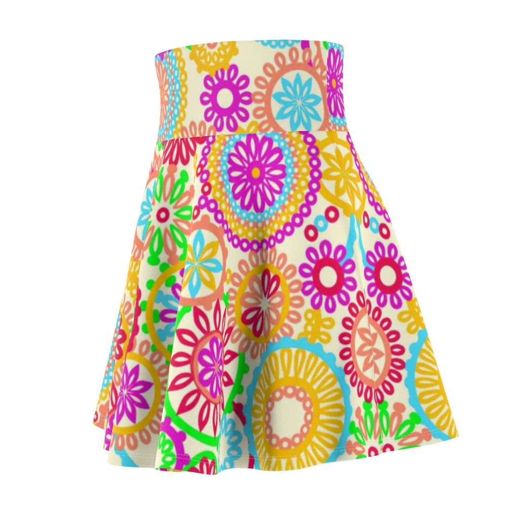 70s Vibes Skater Skirt