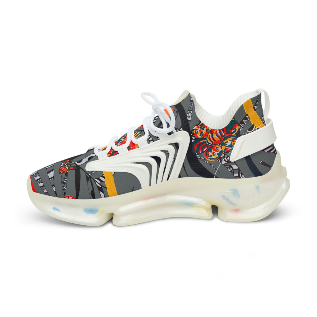 Ash Grey Wildly Wicked OTT Men's Mesh Knit Sneakers