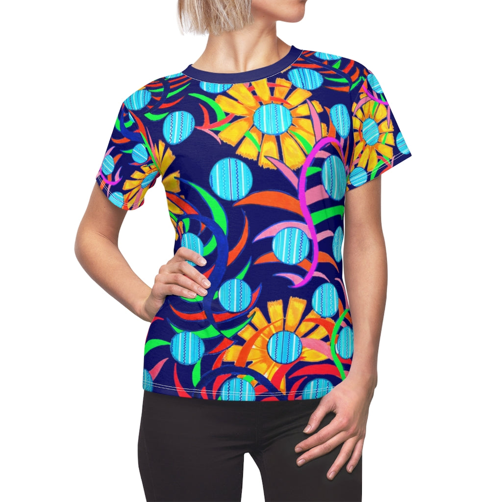 Sunflower AOP NavyT-shirt