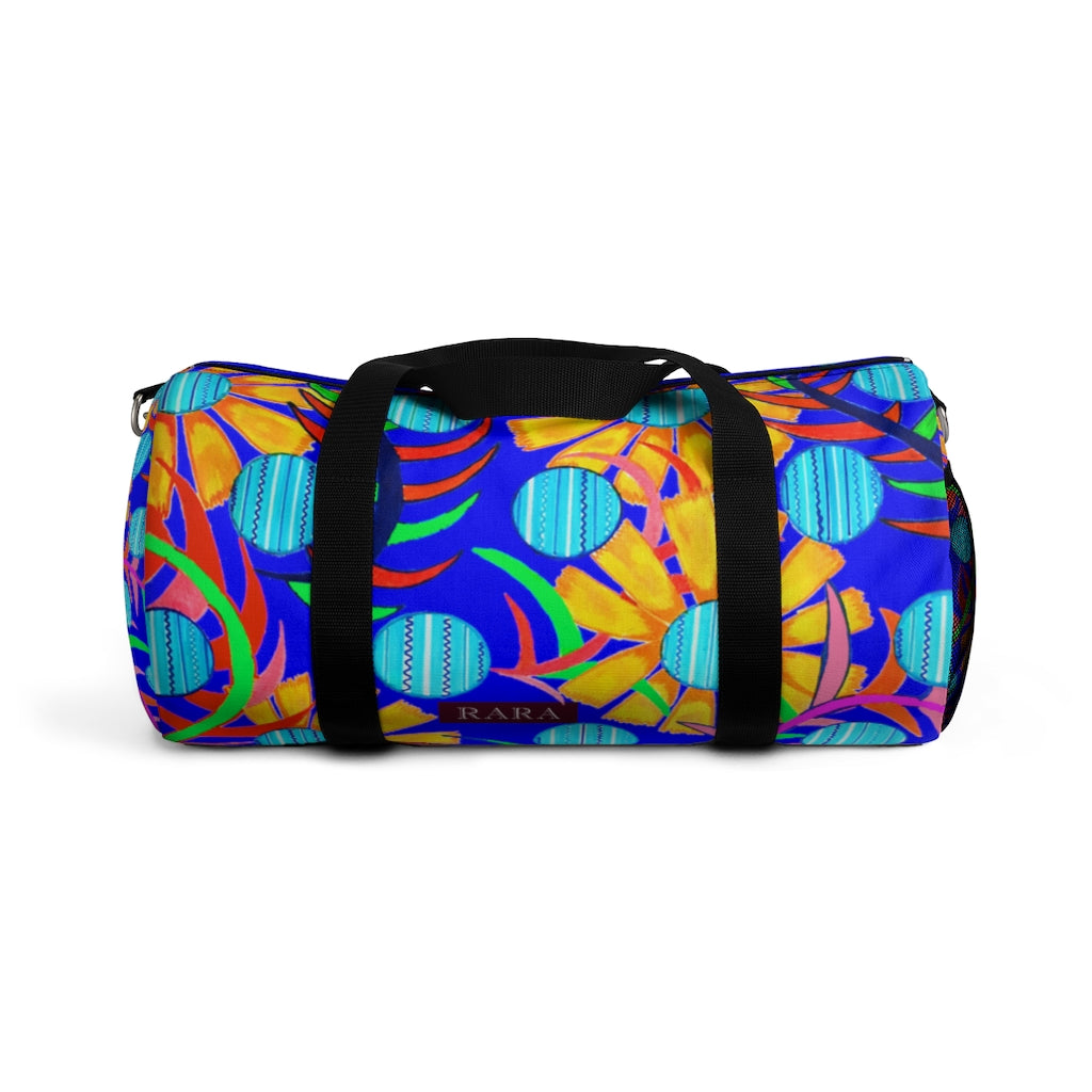 Sunflower Electric Blue Duffel Bag