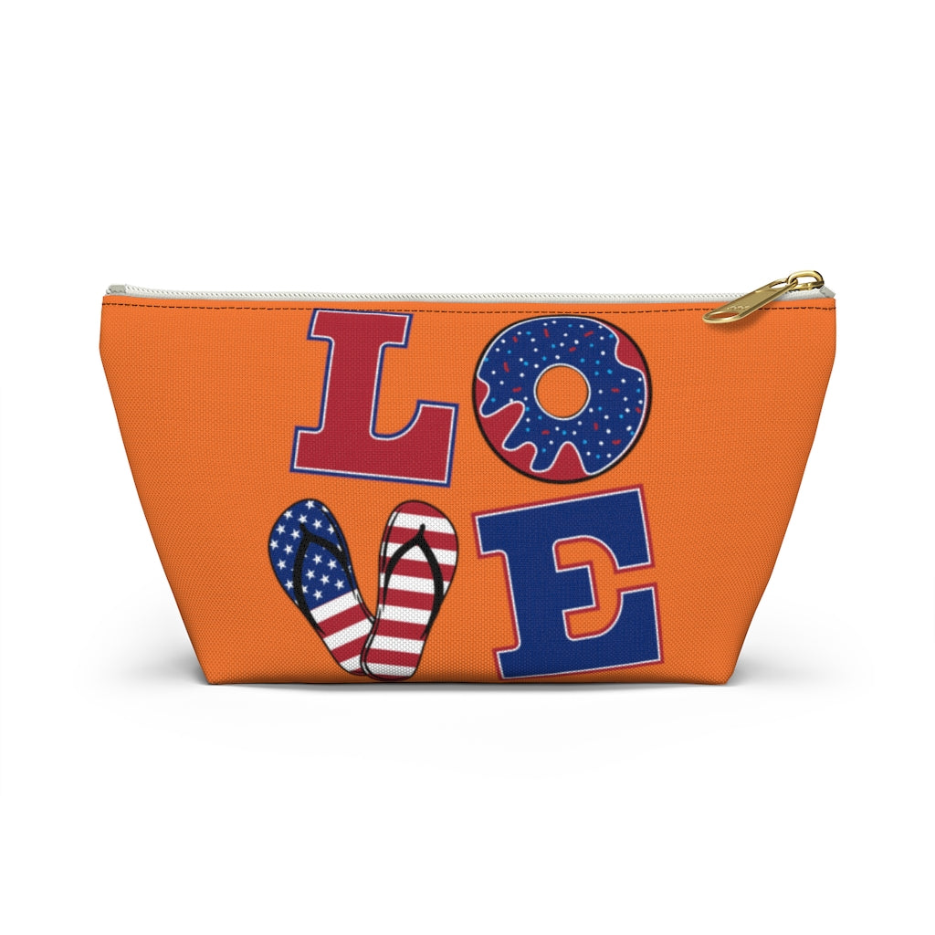 Love Orange Accessory Pouch