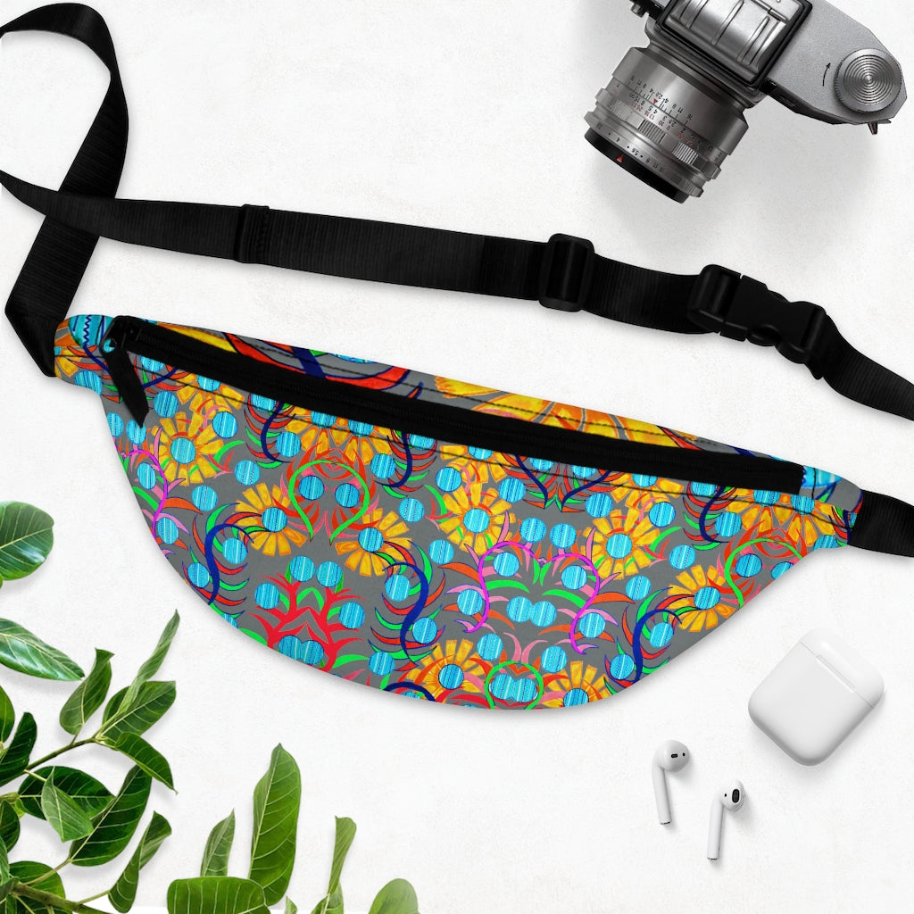 Sunflower Grey Fanny Pack