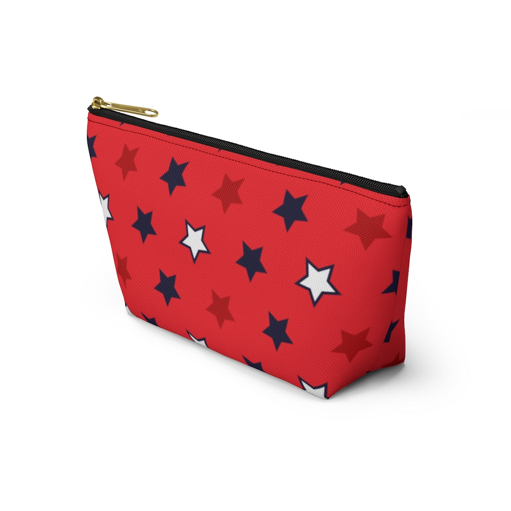 Starry Red Accessory Pouch