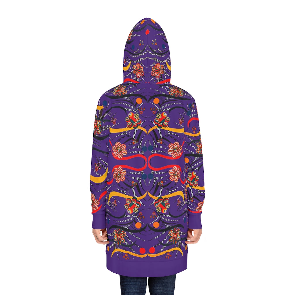 Purple Wilderness Hoodie Dress (AOP)
