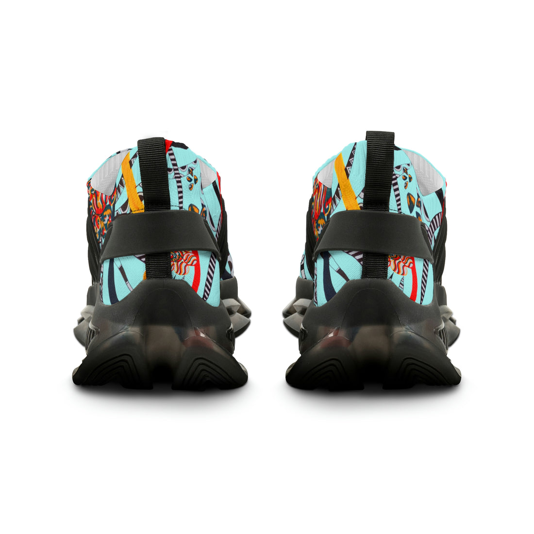 Icy Blue Wildly Wicked OTT Men's Mesh Knit Sneakers