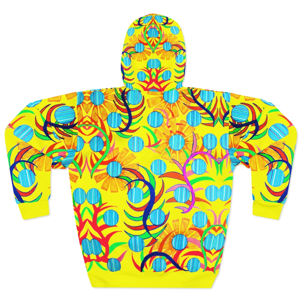 Unisex Sunflower Pullover Yellow Hoodie