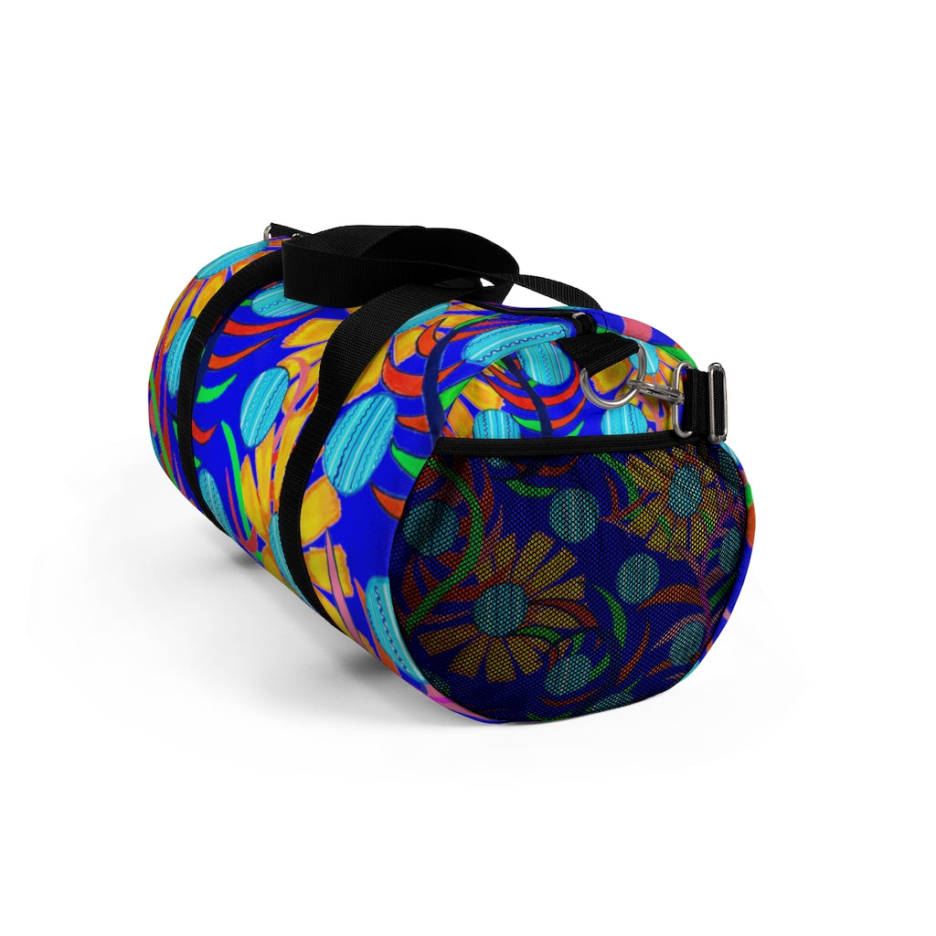 Sunflower Electric Blue Duffel Bag
