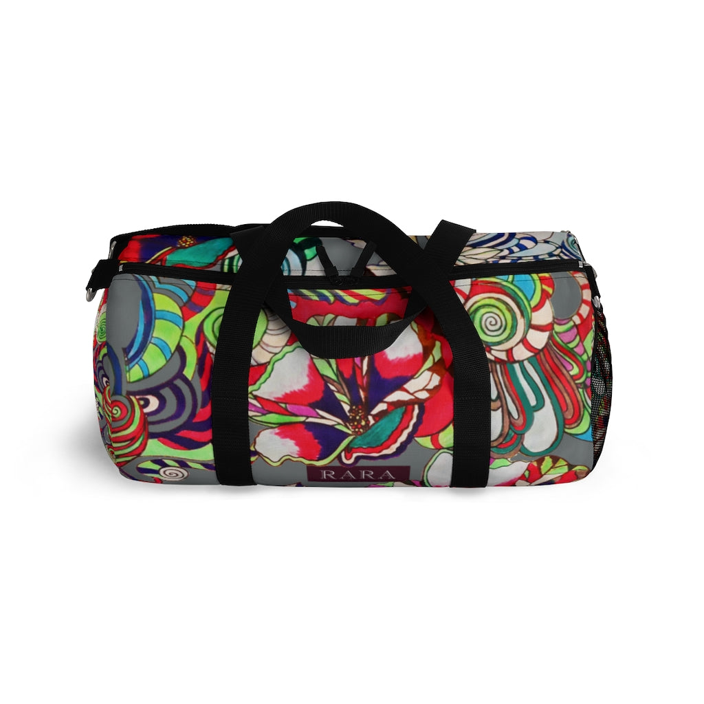 Artsy Floral Pop Ash Duffel Bag