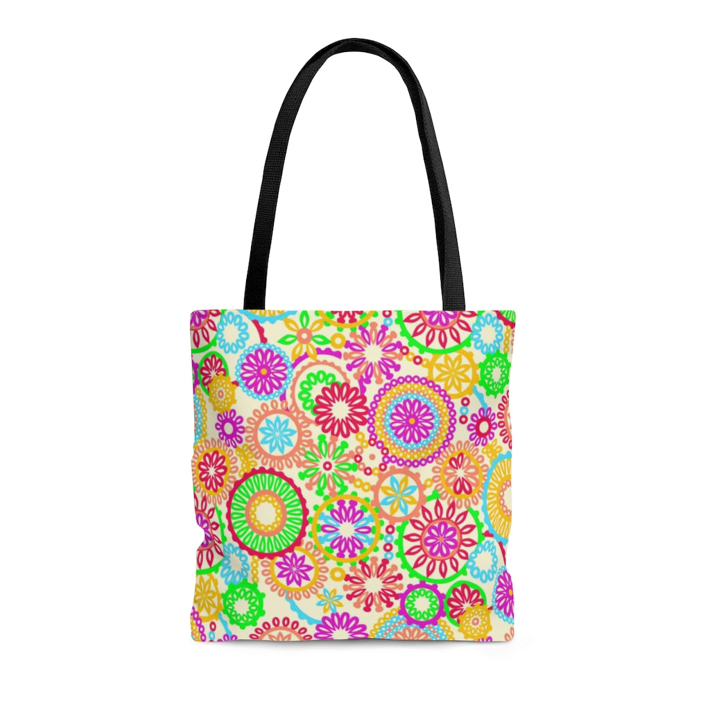 The 70's Vibe Lemon Tote Bag