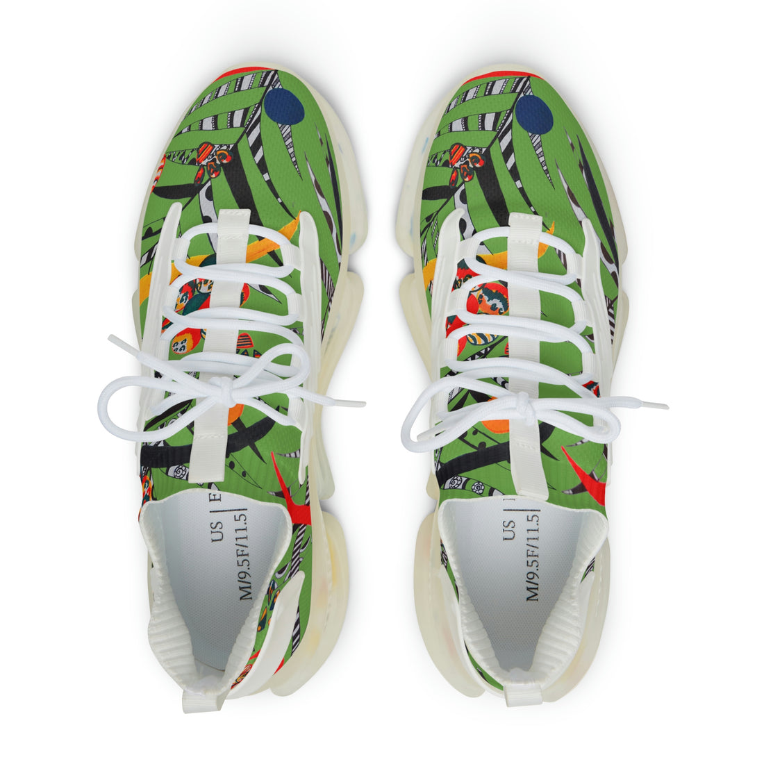 Olive Wildly Wicked OTT Men's Mesh Knit Sneakers