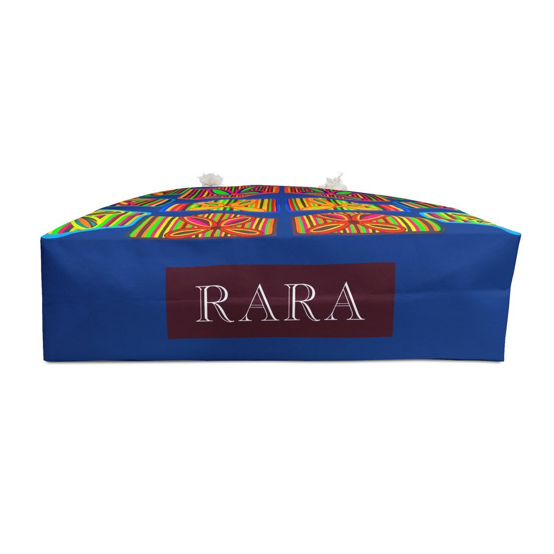 Royal Blue Deco Print Weekender Tote Bag