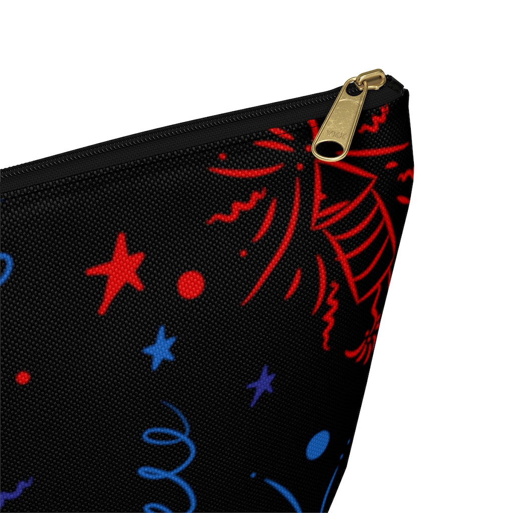 Firecracker Black Accessory Pouch