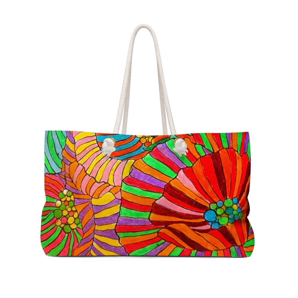 Wild Flower Open Tote Bag