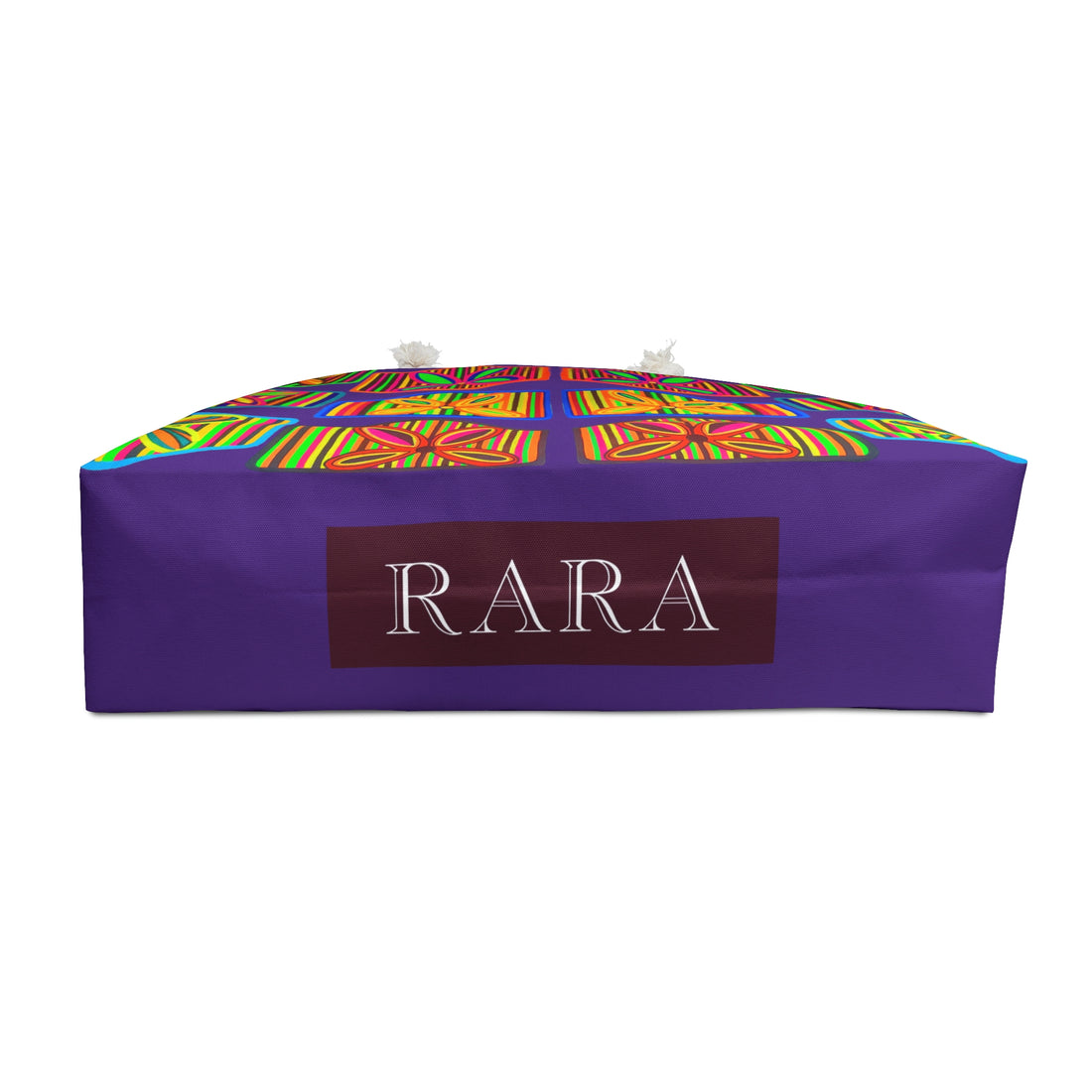 Purple Deco Print Weekender Tote Bag