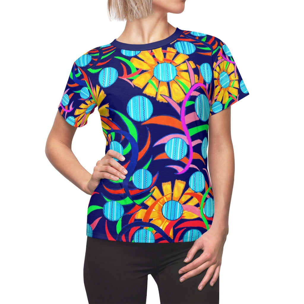 Sunflower AOP NavyT-shirt