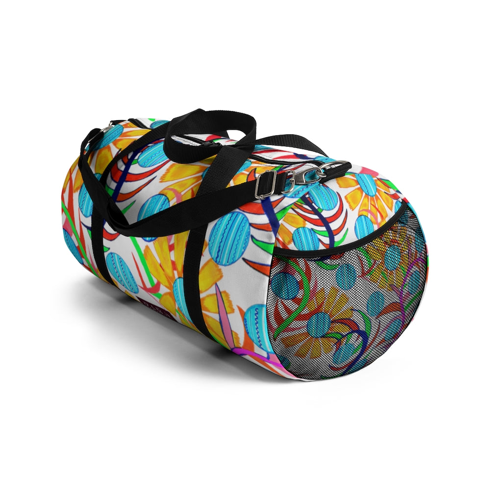 Sunflower Jet White Duffel Bag