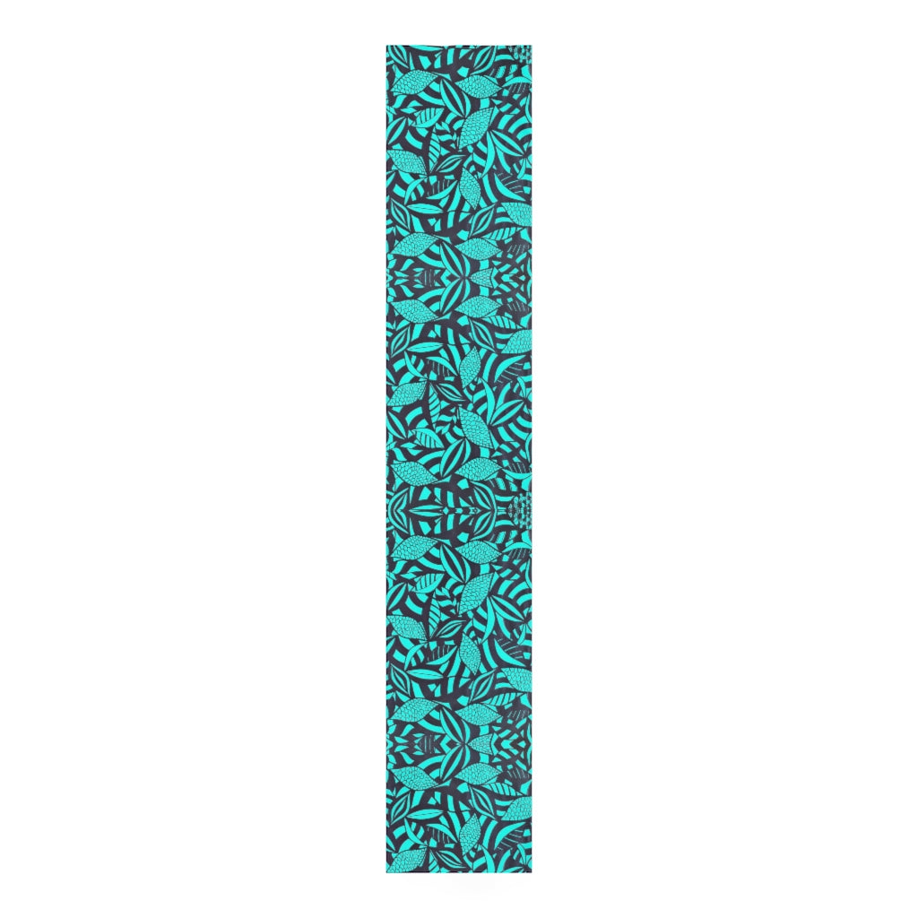 Tropical Cyan Table Runner