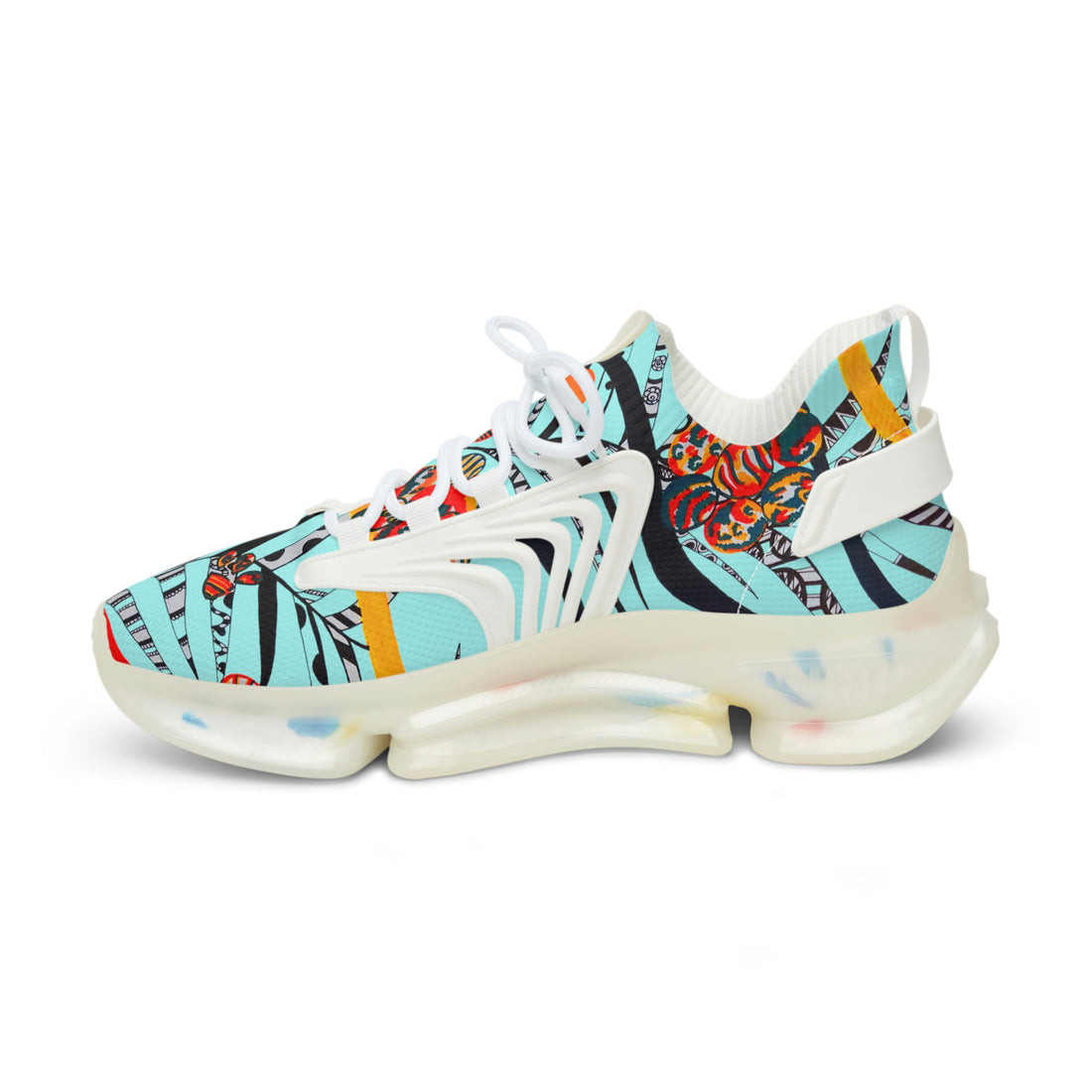 Icy Blue Wildly Wicked OTT Men's Mesh Knit Sneakers