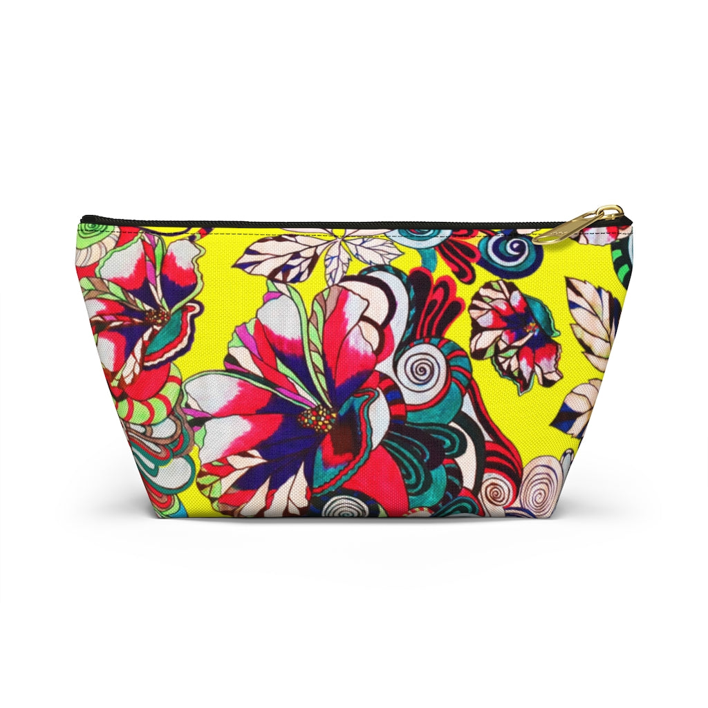 Floral Pop Canary Accessory Pouch