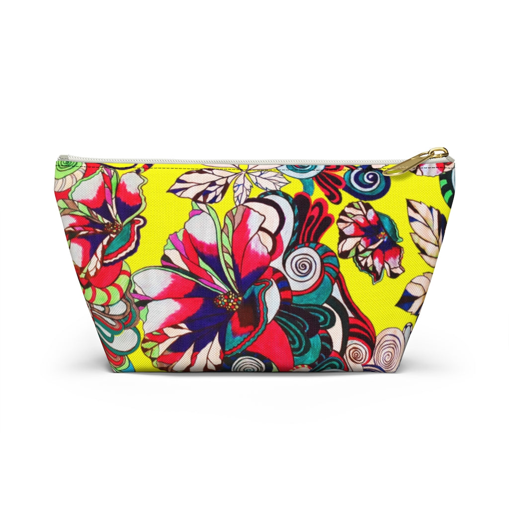 Floral Pop Canary Accessory Pouch