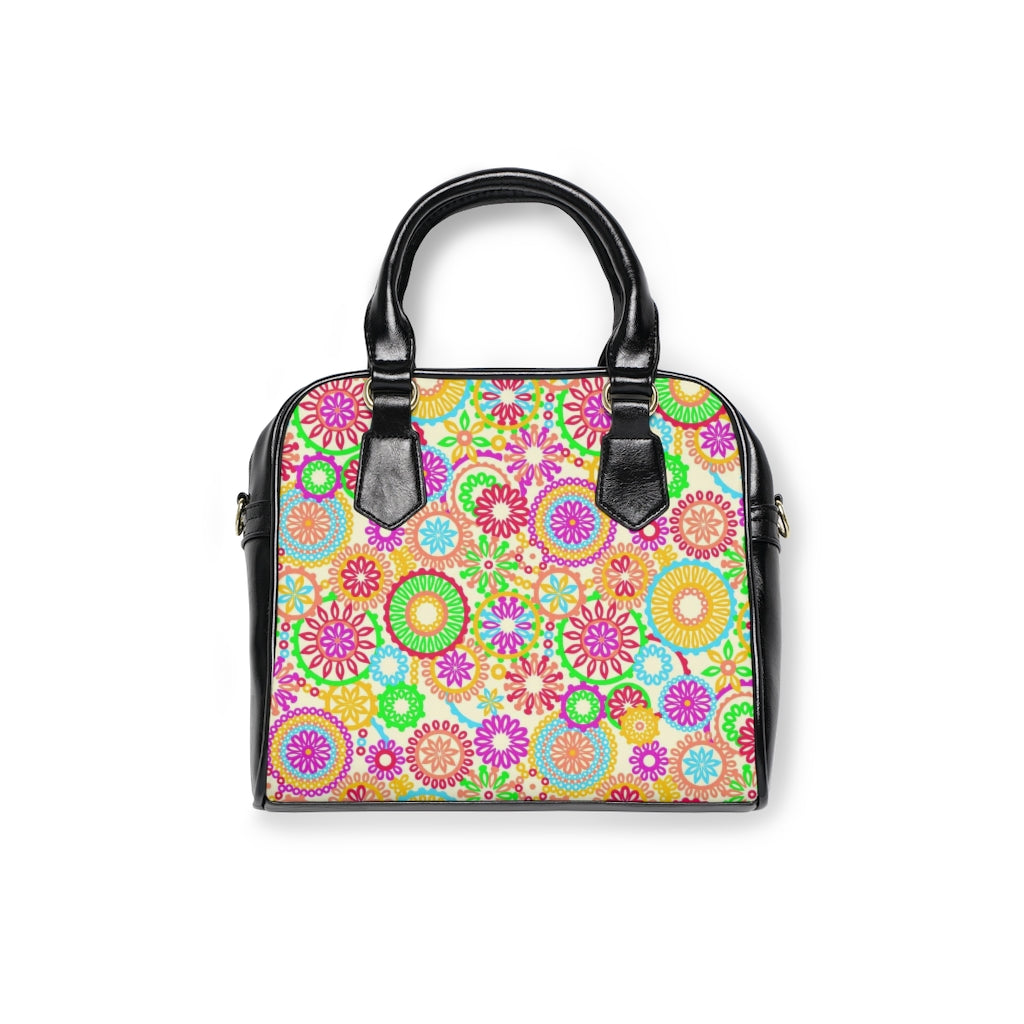 70's Lemon AOP Handbag