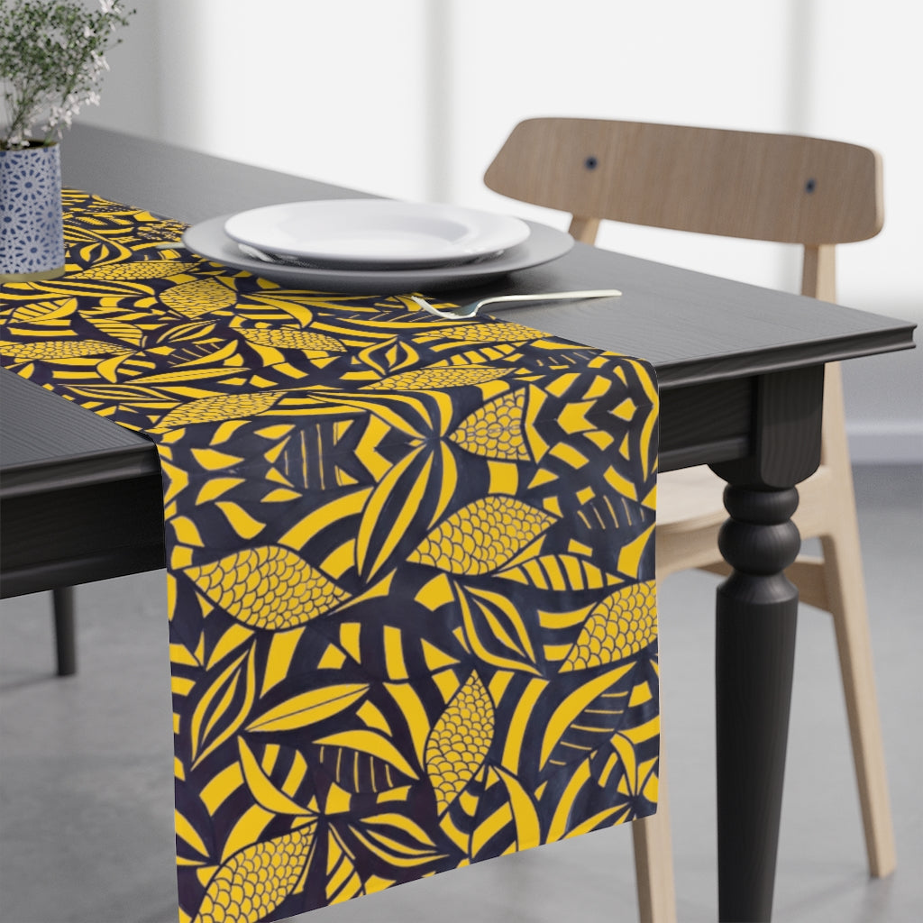 Tropical Yellow Table Runner