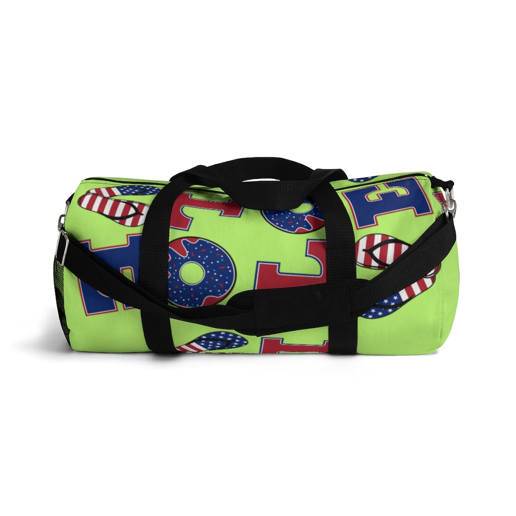 American Love Lime Duffel Bag