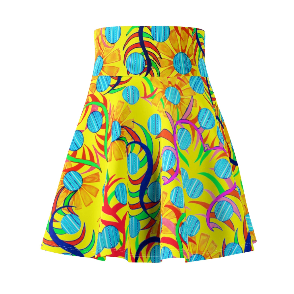 Sunflower Yellow Skater Skirt