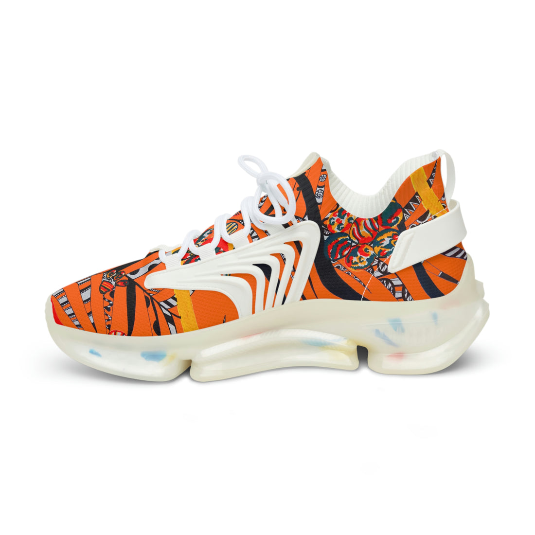 Orange Wildly Wicked OTT Men's Mesh Knit Sneakers