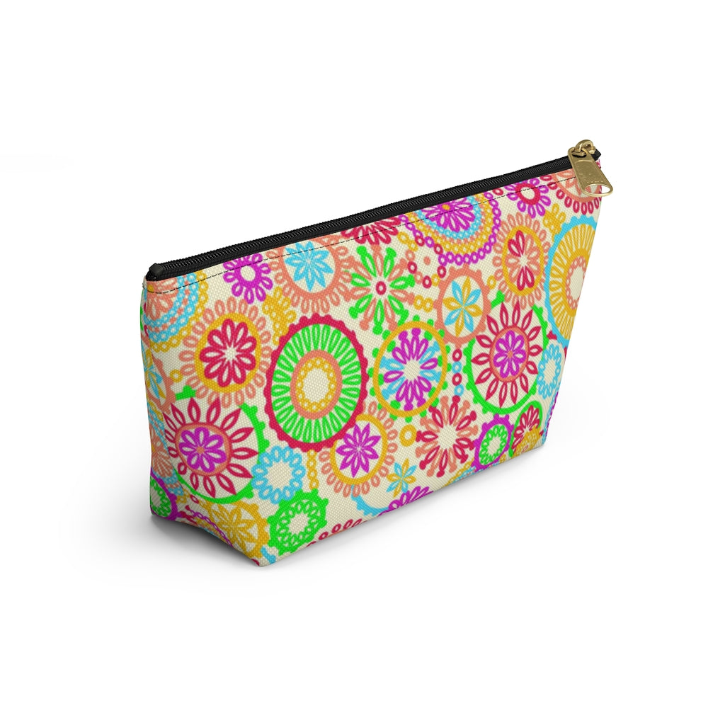 The 70's Vibe Lemon Accessory Pouch