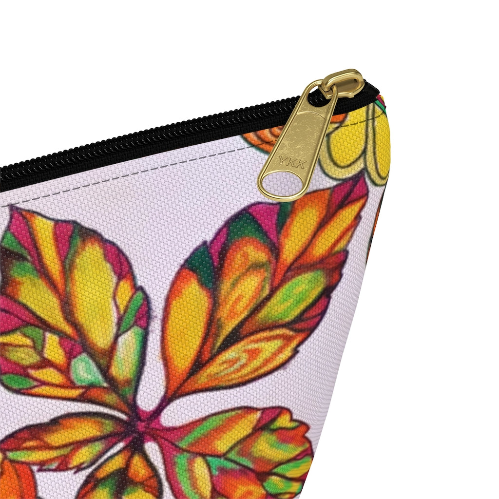 Artsy Floral Accessory Pouch