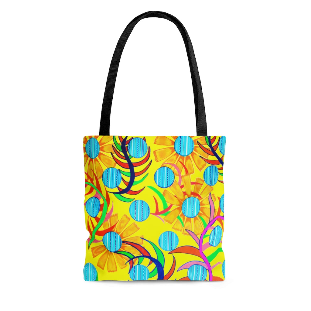 AOP The Sunflower Yellow Tote Bag