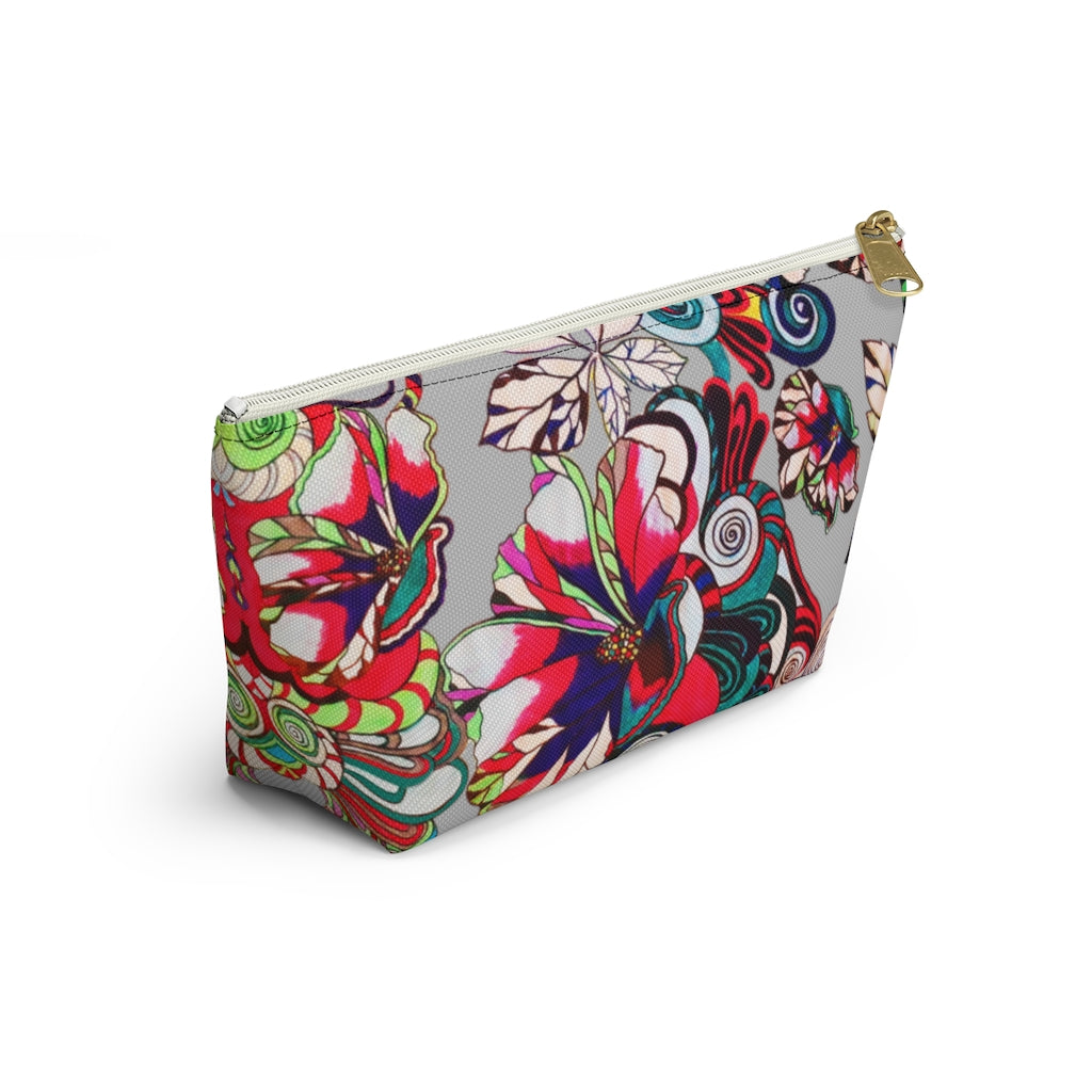 Floral Pop Slate Accessory Pouch