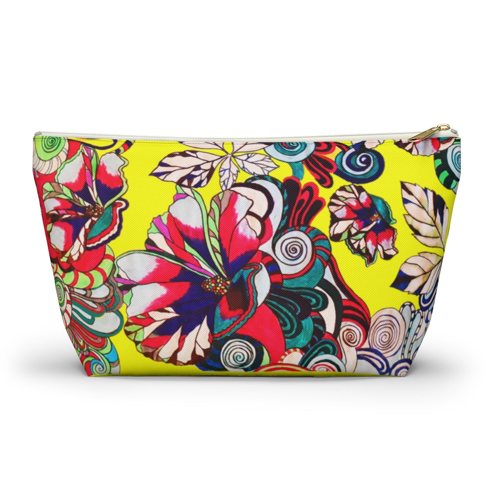 Floral Pop Canary Accessory Pouch