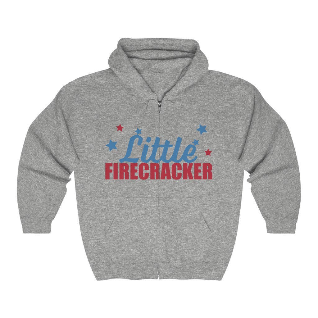 Fire cracker Unisex Zip - up Hoodie