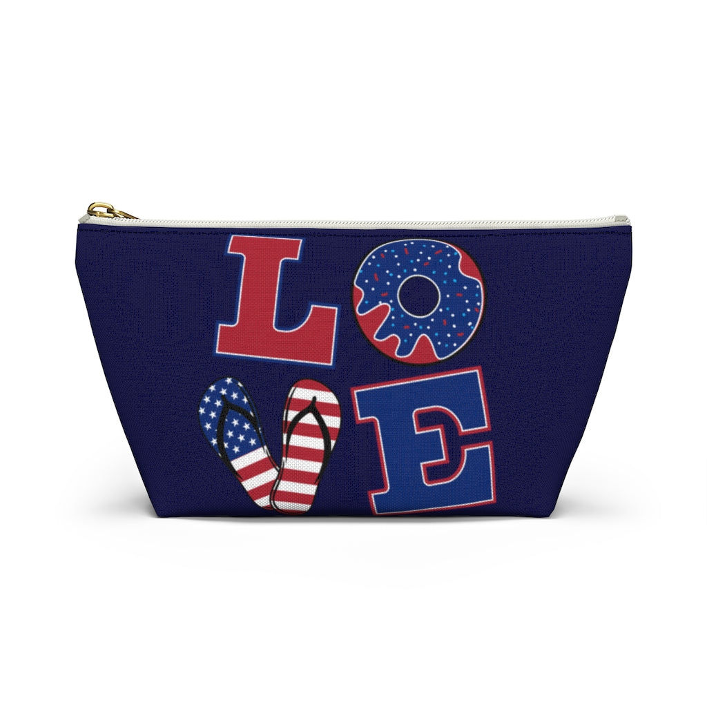 Love Navy Accessory Pouch