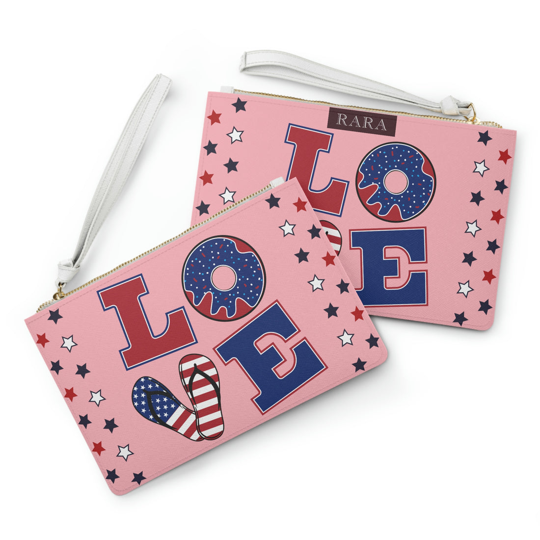 Blush American Love Clutch Bag