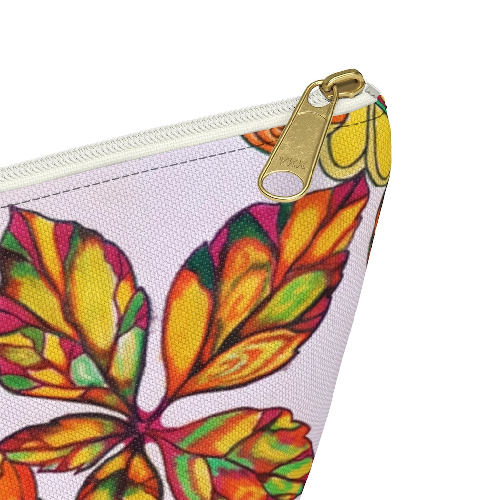 Artsy Floral Accessory Pouch