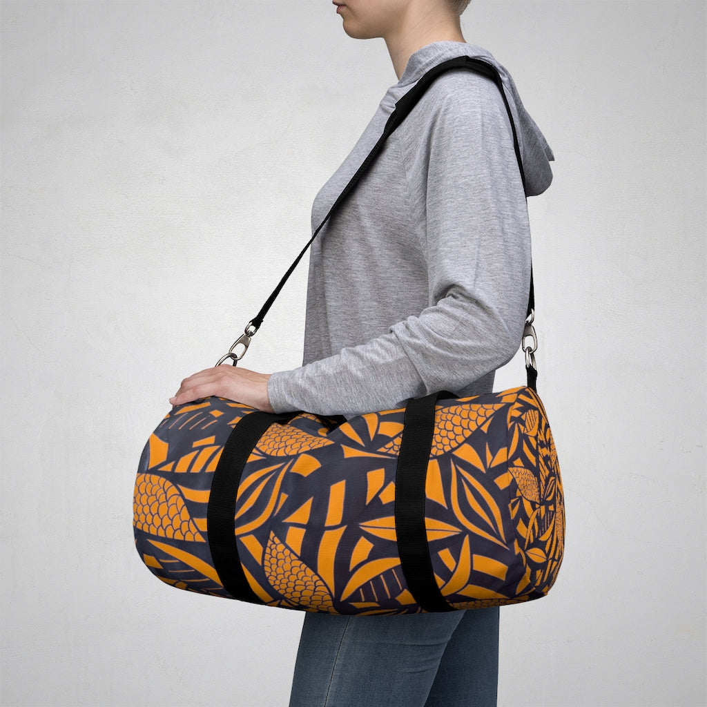 Tropical Minimalist Muted Orange Duffel Bag