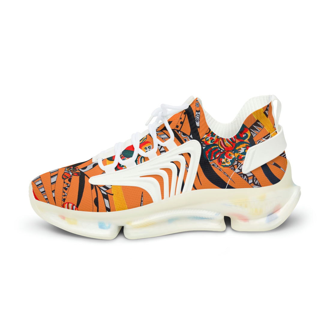 Peach Wildly Wicked OTT Men's Mesh Knit Sneakers