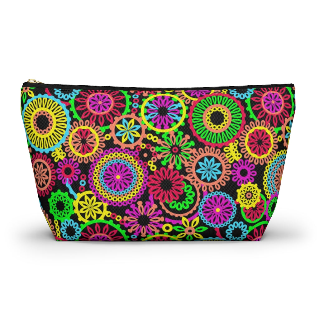 The 70's Vibe Black Accessory Pouch