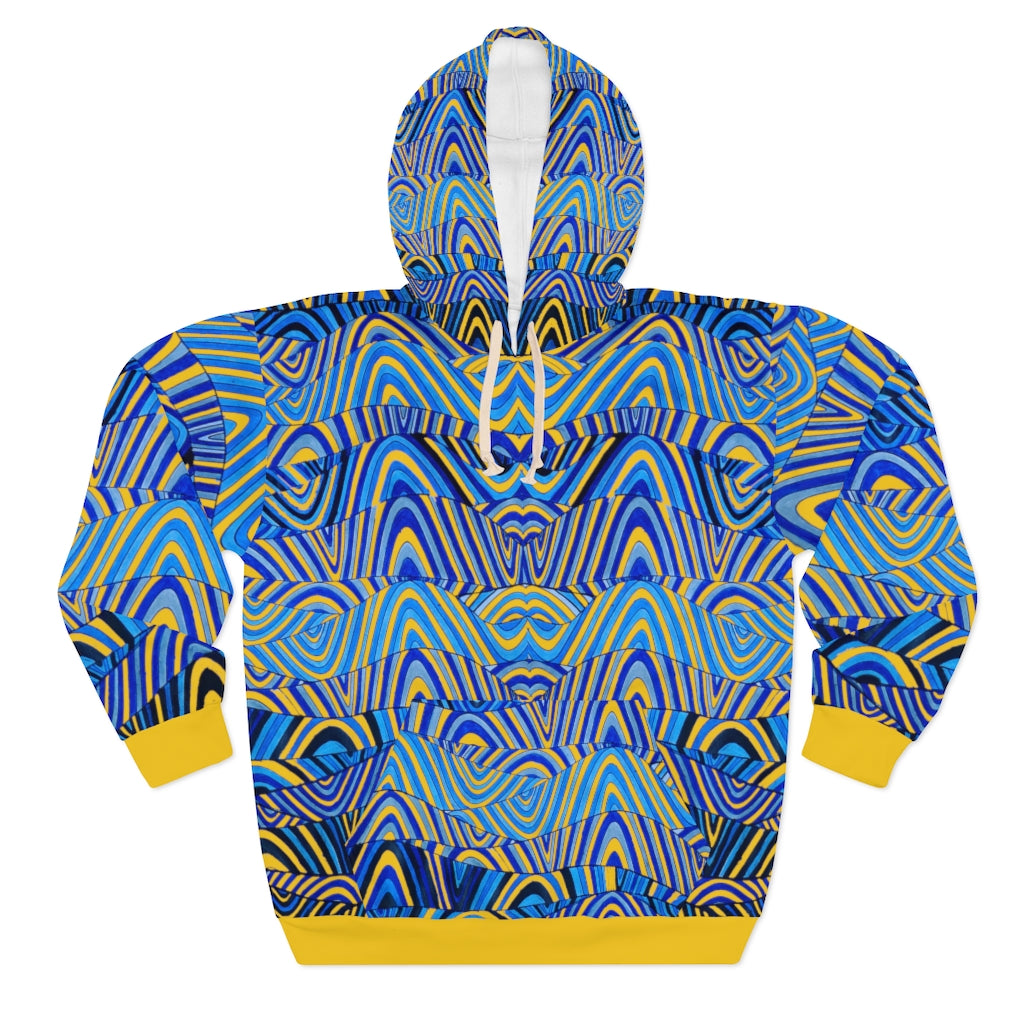 Yellow Sonic Unisex Pullover Hoodie