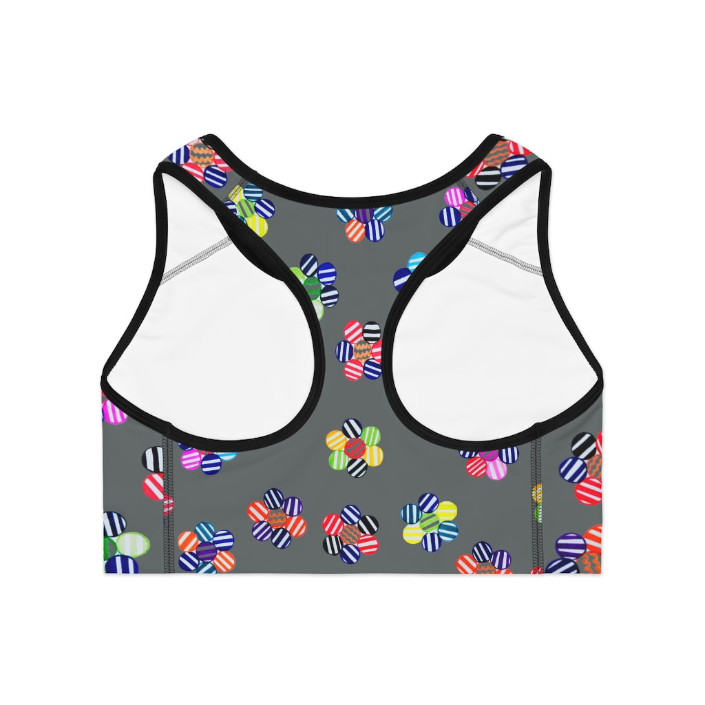 Ash Candy Florals (AOP) Sports Bra