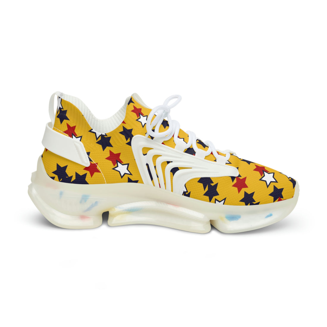 Yellow Starboy OTT Men's Mesh Knit Sneakers
