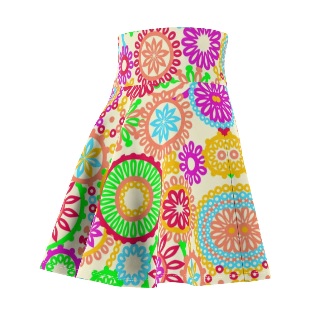 70s Vibes Skater Skirt