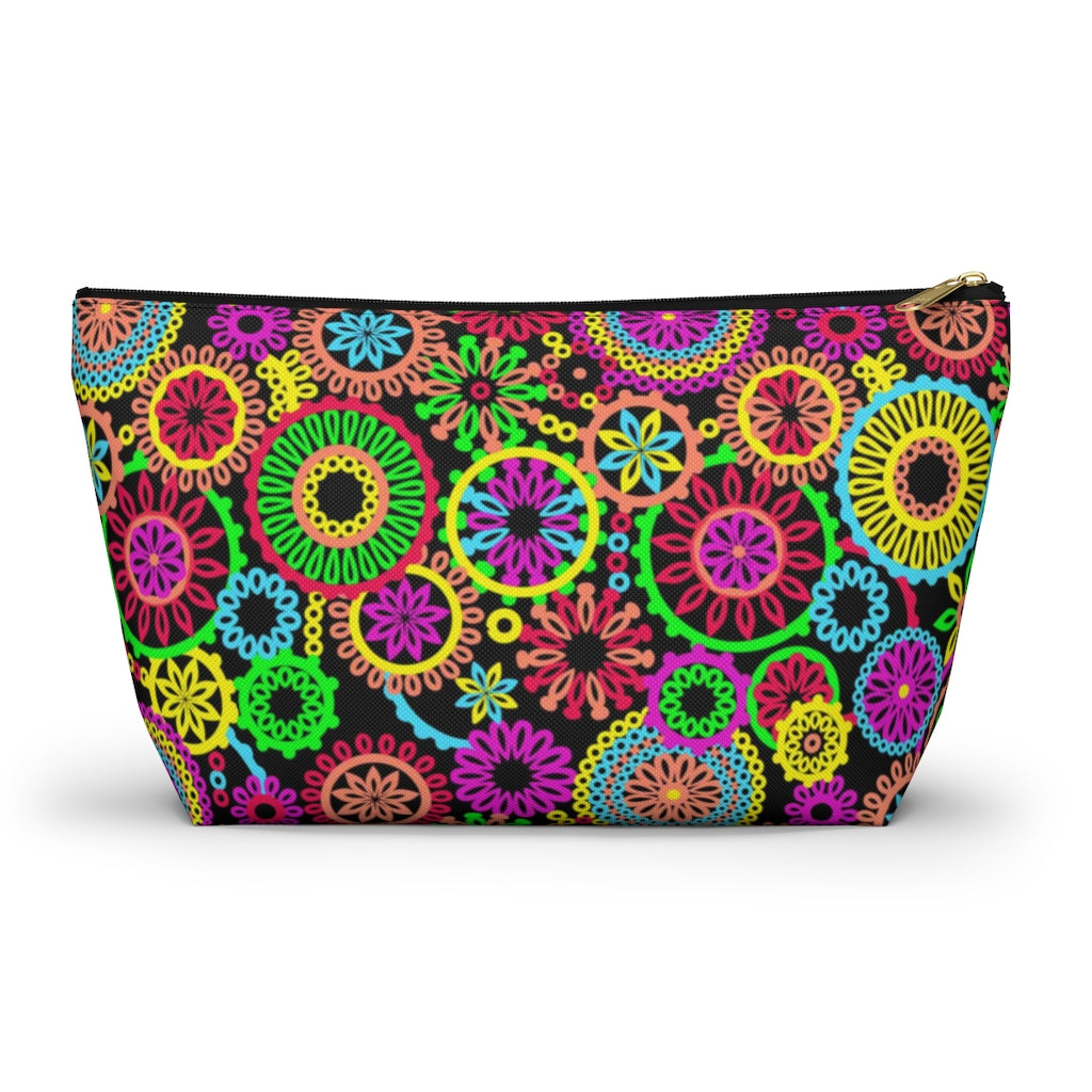 The 70's Vibe Black Accessory Pouch